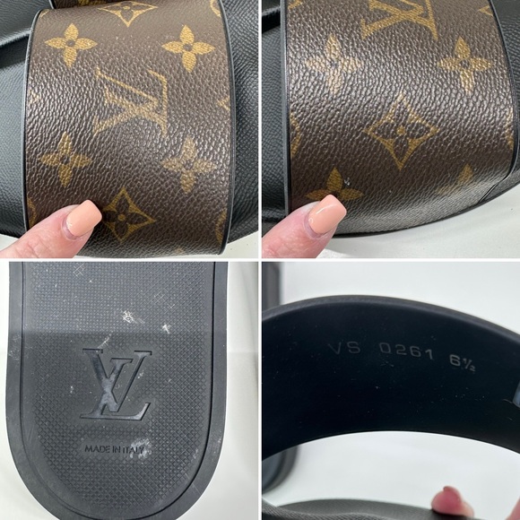 Louis Vuitton | Waterfront Monogram Mule Slides | Men's 6.5 US | Women's 8 US - Picture 15 of 16